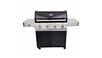 SABER 670 Black Cast Infrared 4-Burner Stainless Steel Free Standing Propane Gas Grill | R67CC1117