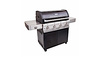 SABER 670 Black Cast Infrared 4-Burner Stainless Steel Free Standing Propane Gas Grill | R67CC1117