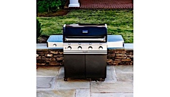 SABER 670 Black Cast Infrared 4-Burner Stainless Steel Free Standing Propane Gas Grill | R67CC1117