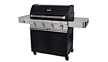 SABER 670 Black Cast Infrared 4-Burner Stainless Steel Free Standing Propane Gas Grill | R67CC1117