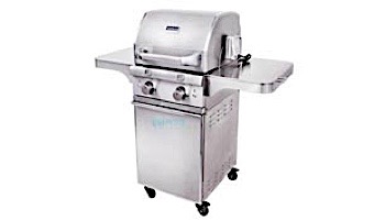 SABER SSE Elite 1330 Infrared 2-Burner Stainless Steel Free Standing Propane Gas Cart Grill with Cover | R33SC0717