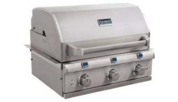 SABER Elite 3-Burner Stainless Steel Built-In Natural Gas Grill | R50SB1517 loading=