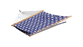 Vivere Double Quilted Fabric Hammock | Nautical | QFAB30