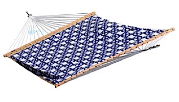 Vivere Double Quilted Fabric Hammock | Nautical | QFAB30