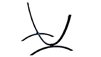 Vivere Arc Hammock Stand | 15-Foot Black Steel | 15ARCS-BLK