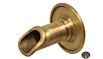 Water Scuppers and Bowls Arc Scupper | Satin Nickel | WSBBAS122
