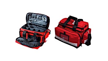 KEMP USA Large Professional Trauma Bag | Red | 10-104-RED