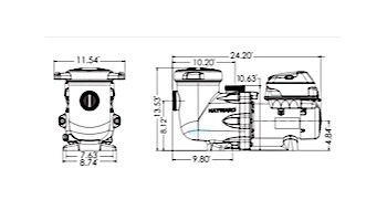 Hayward TriStar VS Variable Speed Pool Pump Automation | 1.85HP 230V | SP3202VSPND