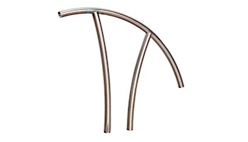 SR Smith Artisan Series Hand Rail Pair | .065 Thickness Powder Coated Taupe 1.90" OD | ART-1001-TP