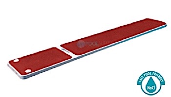 SR Smith TrueTread Series Diving Board | 6_#39; White with Red Top Tread | 66-209-576S2R