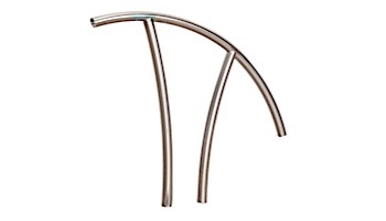 SR Smith Artisan Series Hand Rail Single | .065 Thickness Powder Coated Taupe 1.90" OD | ART-1001S-TP