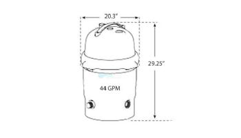 Waterway ClearWater II D.E Filter System | 44 GPM | 520-5007