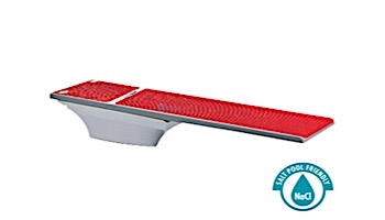 SR Smith Flyte-Deck II Stand With TrueTread Board Complete | 8' Radiant White with Red Top Tread | 68-207-7382R