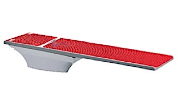 SR Smith Flyte-Deck II Stand With TrueTread Board Complete | 8_#39; Radiant White with Red Top Tread | 68-207-7382R