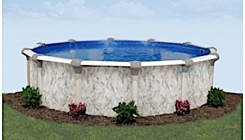 Sierra Nevada 33' Round Above Ground Pool | Basic Package 52" Wall | 163302