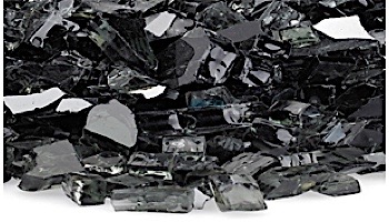 American Fireglass One Fourth Inch Classic Collection | Gray Fire Glass | 10 Pound Jar | AFF-GRY-J