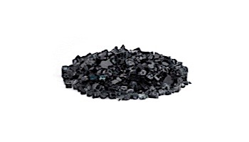 American Fireglass One Fourth Inch Classic Collection | Black Fire Glass | 25 Pounds | AFF-BLK-25