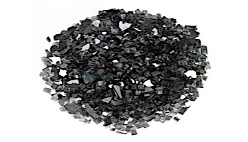 American Fireglass One Fourth Premium Collection | Black Fire Glass | 55 Pounds | AFF-BLKRF-55