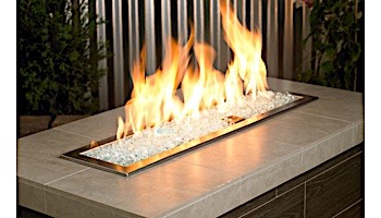 American Fireglass Half Inch Classic Collection | Clear Fire Glass | 25 Pounds | AFF-CLR12-25