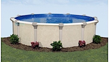 Oxford 21' Round Above Ground Pool | Basic Package 52" Wall | 163402