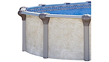 Oxford 21' Round Above Ground Pool | Ultimate Package 52" Wall | 163437
