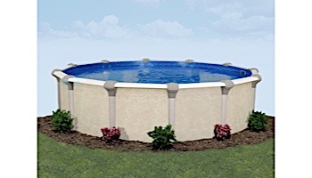 Oxford 33' Round Above Ground Pool | Ultimate Package 52" Wall | 163448