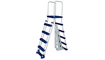Blue Wave 52-in A-Frame Ladder w/ Safety Barrier and Removable Steps for Above Ground Pools | NE1217