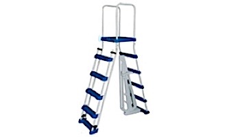 Blue Wave 52-in A-Frame Ladder w/ Safety Barrier and Removable Steps for Above Ground Pools | NE1217
