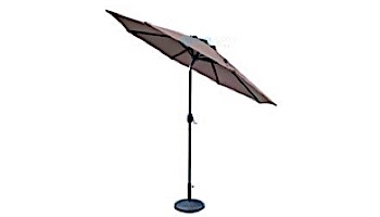 Trinidad Market Umbrella | 9-ft. Octagonal | Coffee Polyester | NU5429CF