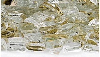 American Fireglass Half Inch Premium Collection | Copper Reflective Fire Glass | 10 Pound Jar | AFF-COPRF12-J