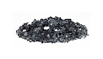 American Fireglass One Fourth Inch Premium Collection | Gray Reflective Fire Glass | 10 Pound Jar | AFF-GRYRF-J