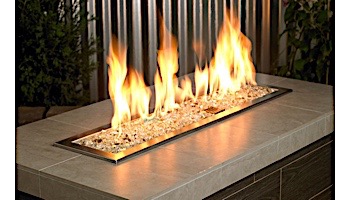 American Fireglass One Fourth Inch Premium Collection | Gold Reflective Fire Glass | 10 Pound Jar | AFF-GDRF-J