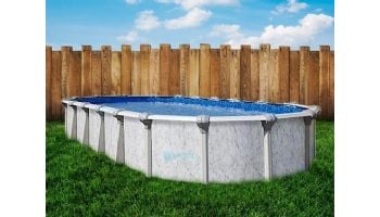 Tahoe 12' x 24' Oval Above Ground Pool | Basic Package 54" Wall | 163533