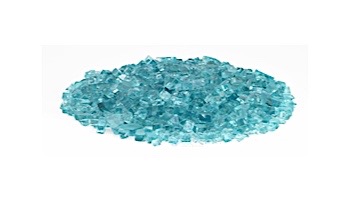 American Fireglass One Fourth Inch Classic Collection | Azuria Fire Glass | 10 Pound Jar | AFF-AZBL-J