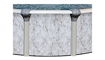 Tahoe 21' Round Above Ground Pool | Ultimate Package 54" Wall | 163546
