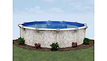 Tahoe 33' Round Above Ground Pool | Ultimate Package 54" Wall | 163554