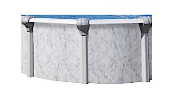 Tahoe 33' Round Above Ground Pool | Ultimate Package 54" Wall | 163554