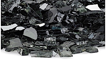 American Fireglass One Fourth Inch Classic Collection | Gray Fire Glass | 10 Pound Jar | AFF-GRY-J