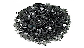 American Fireglass One Fourth Inch Classic Collection | Black Fire Glass | 10 Pound Jar | AFF-BLK-J