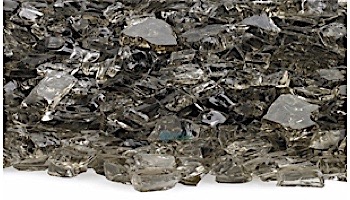 American Fireglass One Fourth Inch Classic Collection | Gray Fire Glass | 10 Pound Jar | AFF-GRY-J