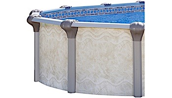 Chesapeake 21' Round Above Ground Pool | Ultimate Package 54" Wall | 163593