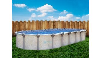 Chesapeake 16' x 32' Oval Above Ground Pool | Ultimate Package 54" Wall | 163605
