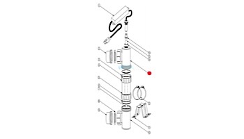 Delta Ultraviolet EA-9 Tee Assembly with 3" Quartz Tube | 58-50210