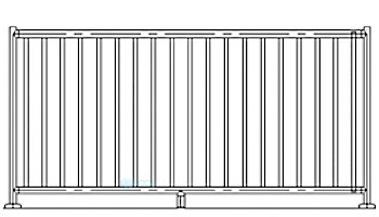 Saftron 2200 Series Pool Fencing | 48" H x 8' W Sections | Beige | FS-2200-4896-B