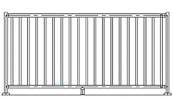 Saftron 2200 Series Pool Fencing | 48" H x 8' W Sections | White | FS-2200-4896-W
