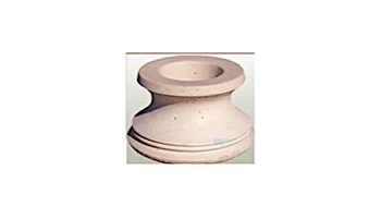Water Scuppers and Bowls Parisian Scupper Bowl Pedestal | 24" Adobe Sandblasted | PSP0824