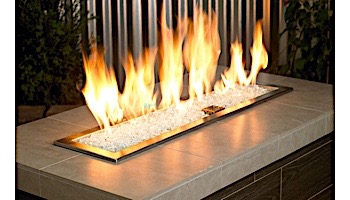 American Fireglass One Fourth Inch Classic Collection | Clear Fire Glass | 10 Pound Jar | AFF-CLR-J