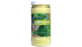 inSPAration Spa & Bath Aromatherapy Crystals | Eucalyptus Mint | 19oz Jar | 743