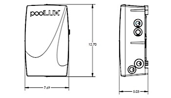 SR Smith poolLUX Power Transformer Lighting Control System | 60 Watt 120V | PLX-PW60