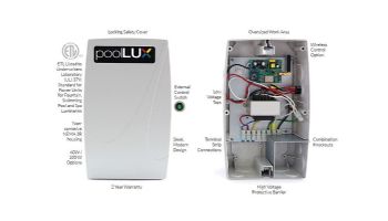 SR Smith poolLUX Power Lightning Control System | 60 Watt Transformer | Includes 3 Treo Light Kit | 3TR-PLX-PW60